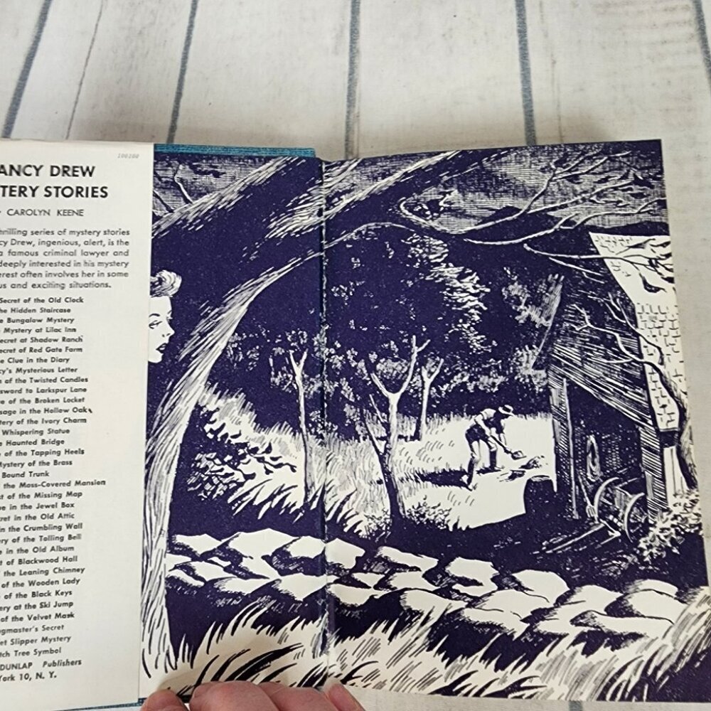 Vintage 1933 Nancy Drew Hardcover Book The Sign of the Twisted Candles - Picture 3 of 10